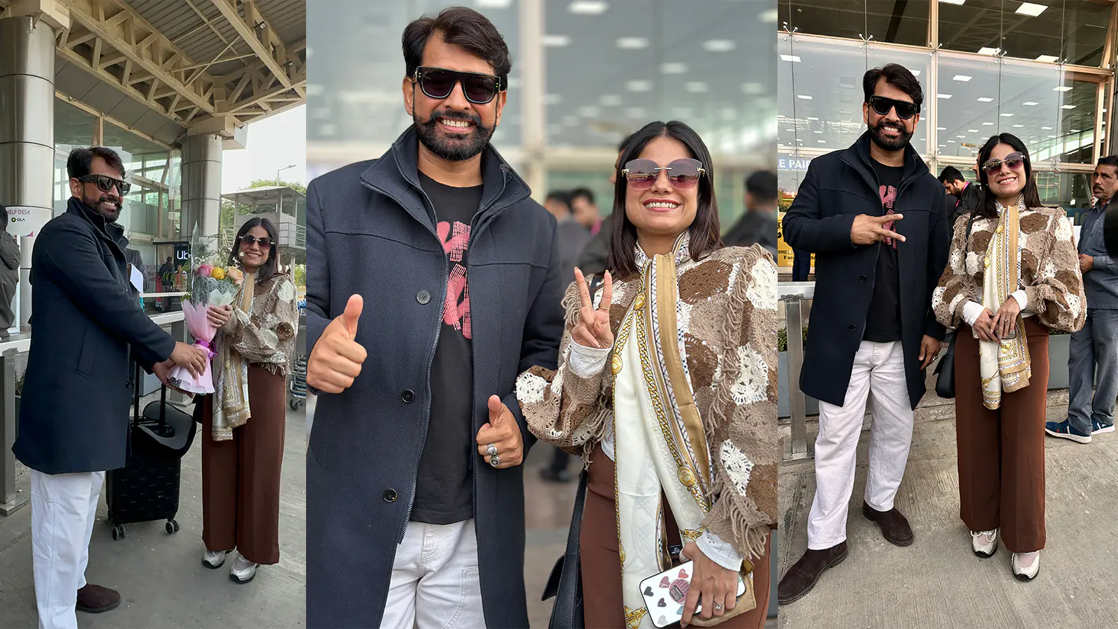 Singer Jyotika Tangri Reaches Jaipur for Musical Shoot, Actor-Producer Honey Trouper Greets Her at the Airport